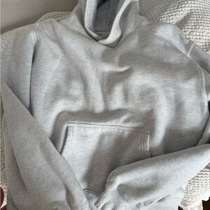 TNA womens hoodie- heather gray